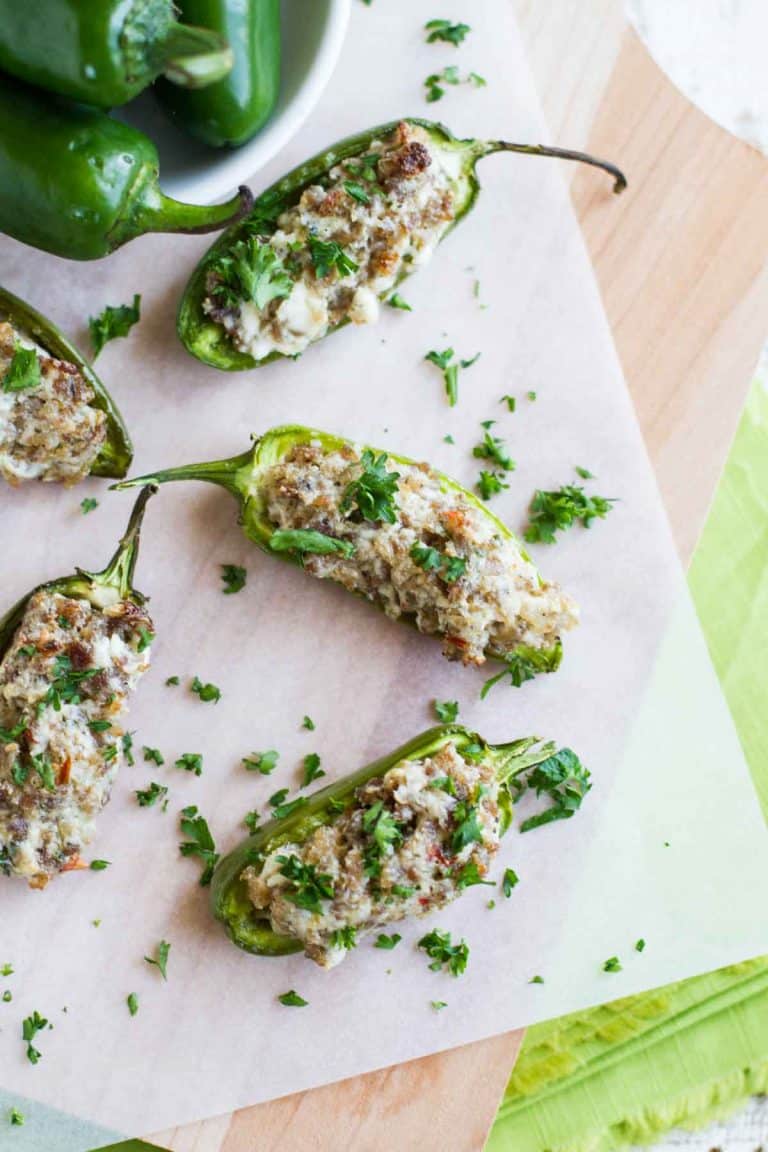 Sausage Stuffed Jalapenos Recipe Taste and Tell