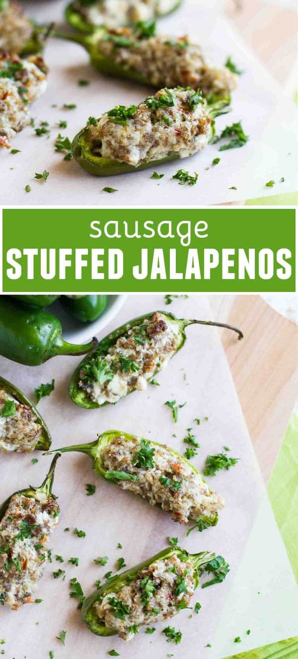 Sausage Stuffed Jalapenos Recipe Taste and Tell
