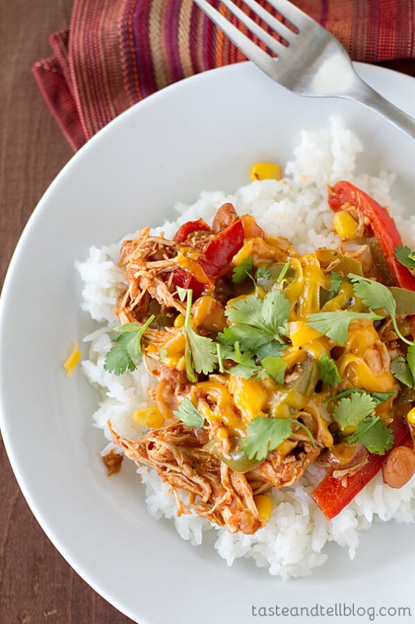 Slow Cooker TexMex Chicken Taste and Tell