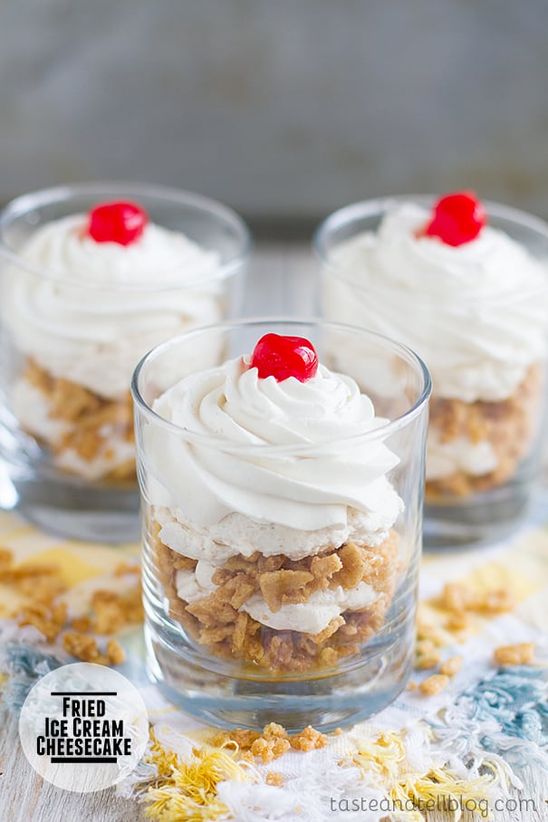 Fried Ice Cream Cheesecake