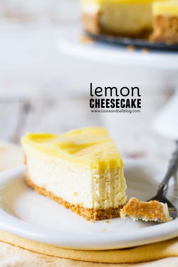 lemon cheesecake best cheesecake recipe taste and tell