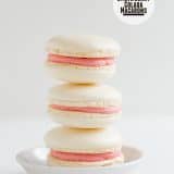 Strawberry Colada Macarons on Taste and Tell