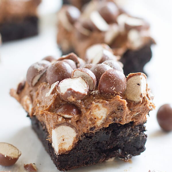 Double Malt Brownies