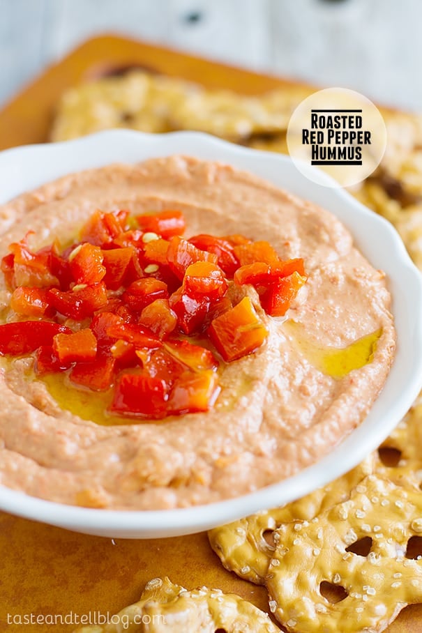 Roasted Red Pepper Hummus