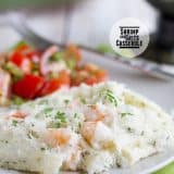Shrimp and Grits Casserole on Taste and Tell