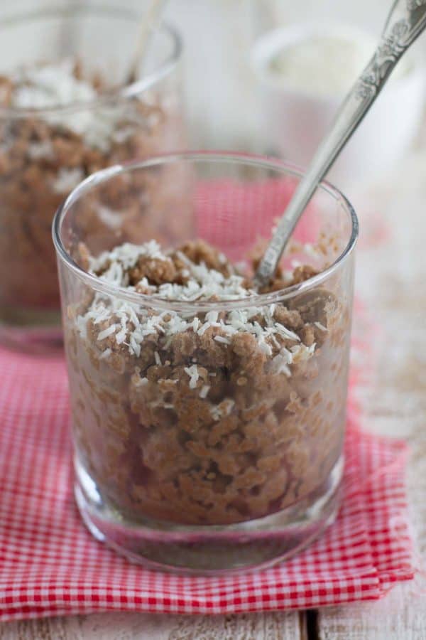 3 simple ingredients make this Chocolate Coconut Ice an easy summer treat full of chocolate and coconut flavor!