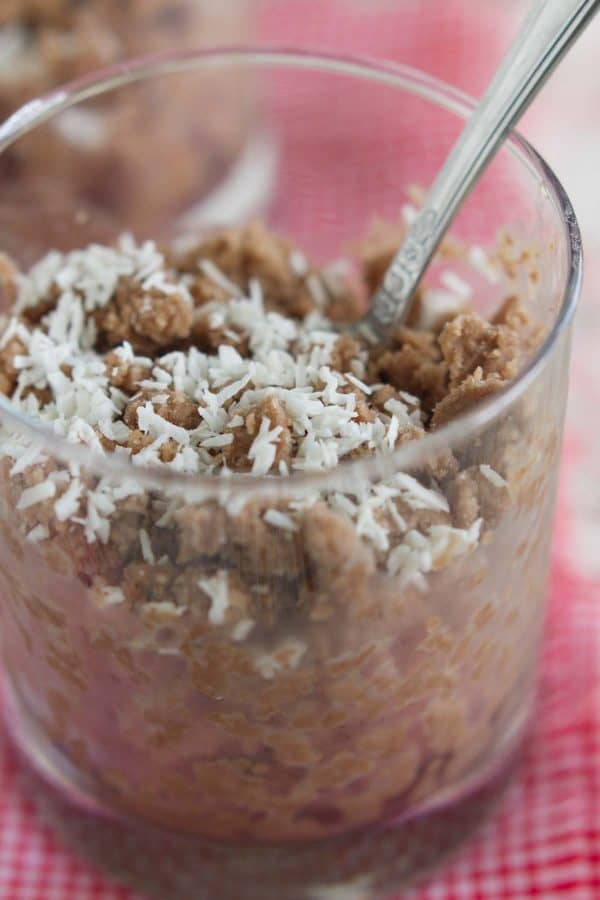 3 simple ingredients make this Chocolate Coconut Ice an easy summer treat full of chocolate and coconut flavor!