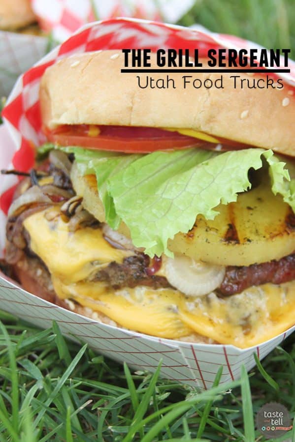 The Grill Sergeant - a Utah food truck serving grilled burgers, chicken sandwiches and other menu items.