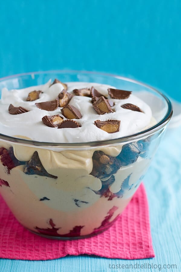 Peanut Butter Brownie Trifle