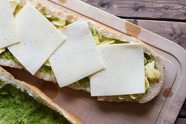 Turkey Artichoke and Basil Subs