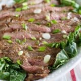 Korean Barbecue Flank Steak Recipe