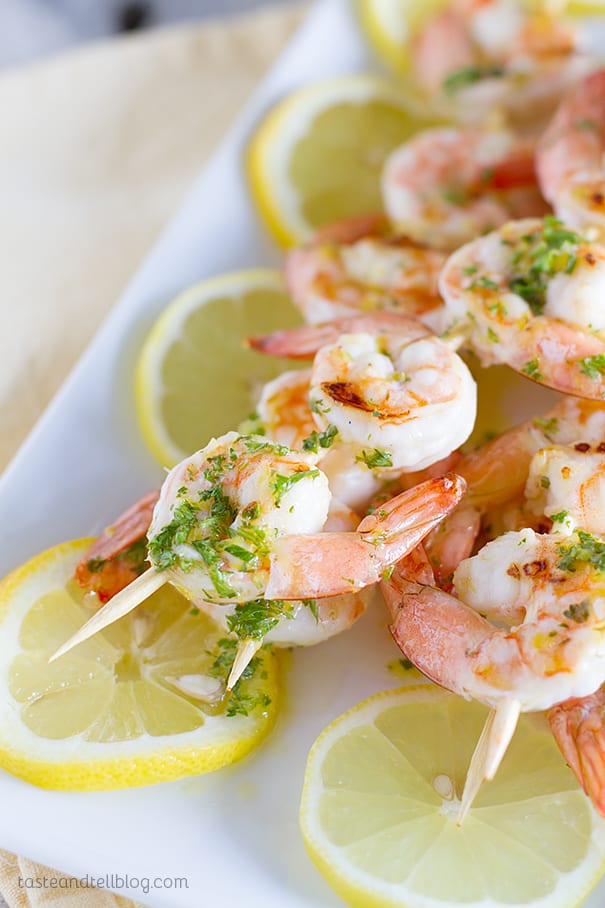 Lemon Shrimp Kabobs Taste And Tell