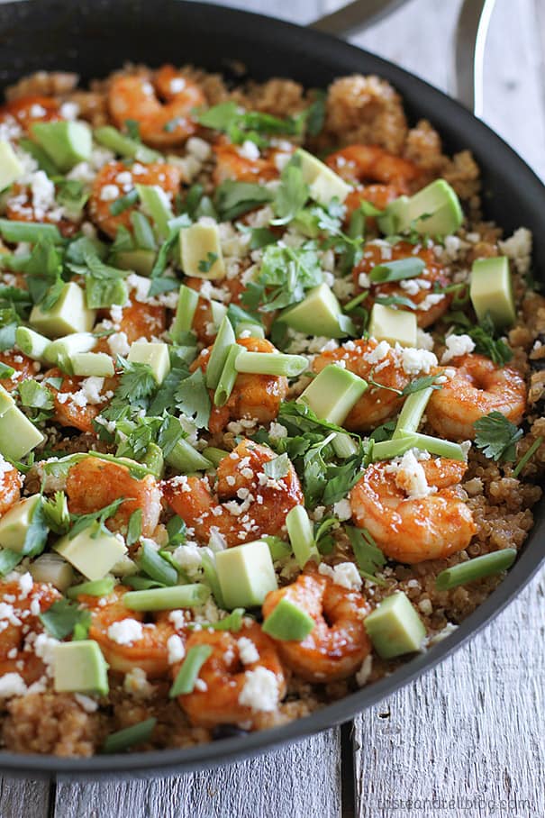 Southwestern Shrimp Quinoa Recipe