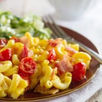 BLT Baked Mac and Cheese