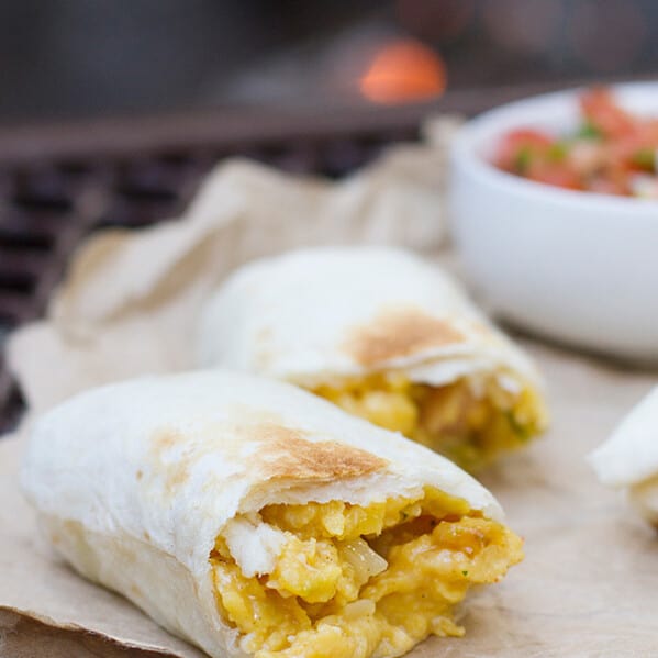 Breakfast Burritos - Campfire Style