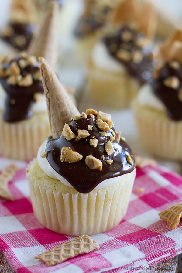 Drumstick Cupcakes on Taste and Tell