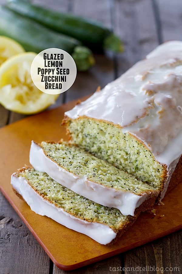 Lemon poppy seed bread and zucchini bread are combined in this easy to make Glazed Lemon Poppy Seed Zucchini Bread.