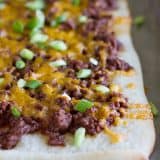 BBQ Beef Pizza  BBQ Beef Pizza BBQ Beef Pizza Taste and Tell 1 160x160