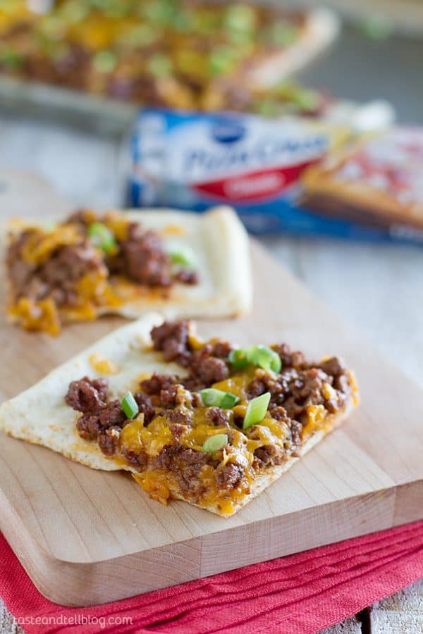 BBQ Beef Pizza Taste and Tell