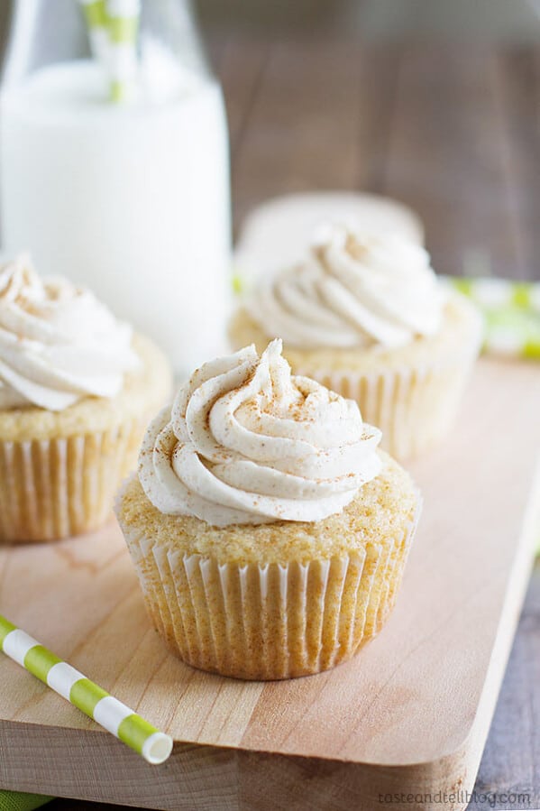 Chai Spiced Cupcakes - cupcakes filled with chai tea flavors.