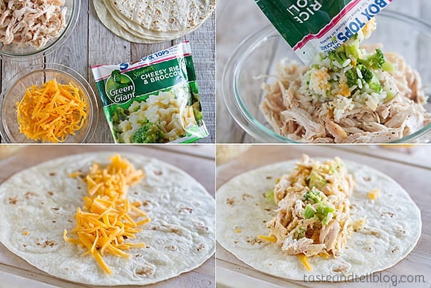 How to make Grilled Chicken and Broccoli Burritos