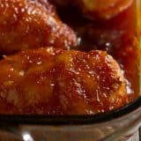 This Candied Chicken is sure to be a family favorite - chicken breasts are cooked in a sweet and tangy sauce that leaves the kids begging for more!