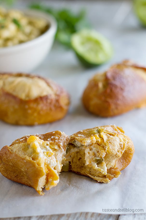 Perfect game day recipe - Jalapeno Stuffed Taco Soft Pretzel Sticks