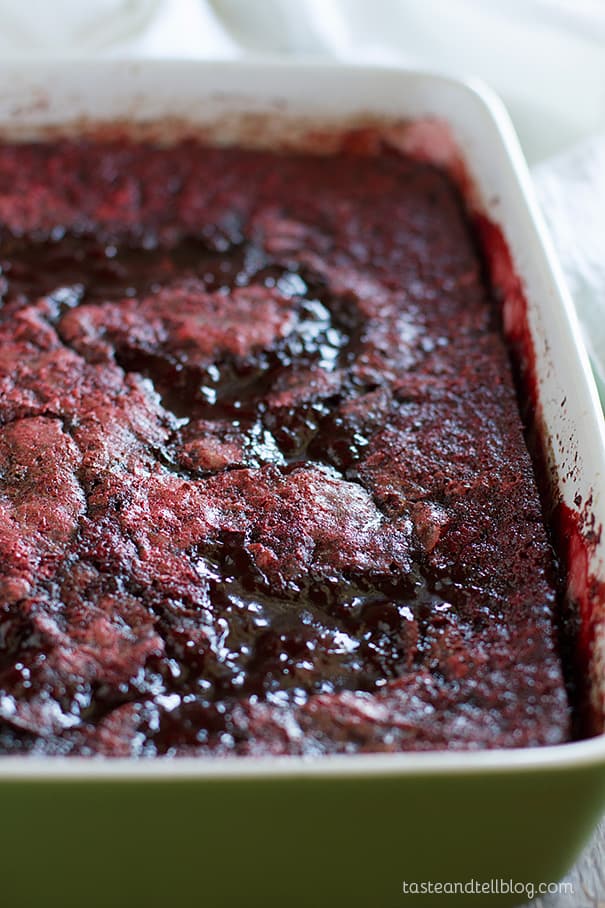 A unique dessert - Red Velvet Cobbler Recipe