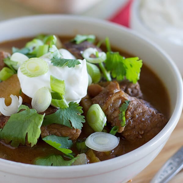 Slow Cooker Enchilada Beef Stew Recipe