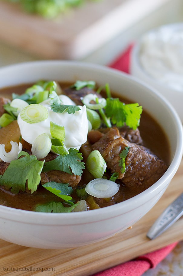 Slow Cooker Enchilada Beef Stew Recipe