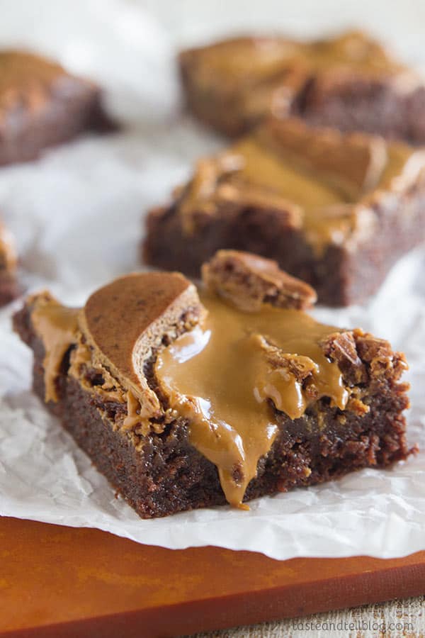These Fudgy Biscoff Swirl Brownies are some of the best brownies I have ever had!