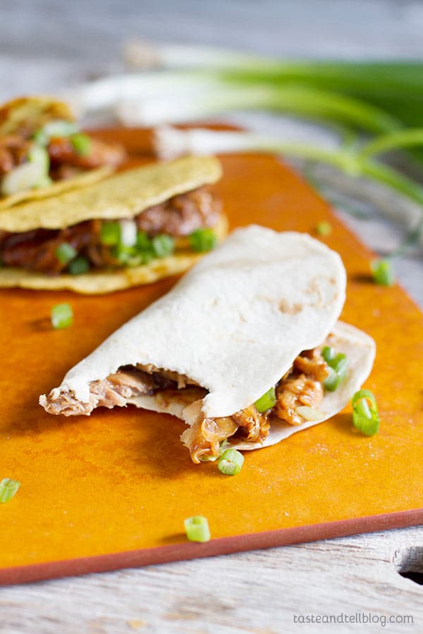 Change up taco night with these Honey Garlic Chicken Tacos!