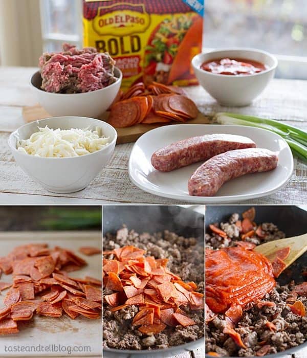 Meat Lovers Pizza Tacos Taste and Tell