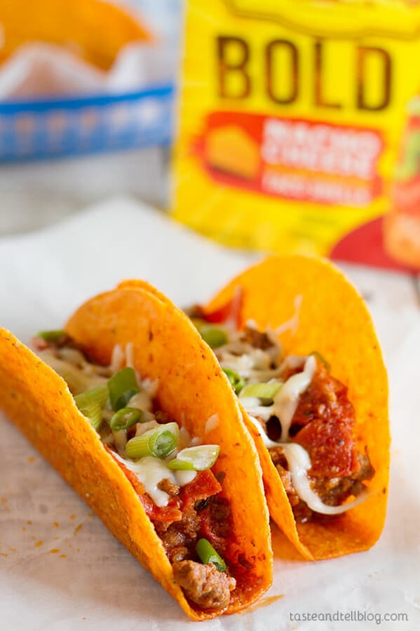 Meat Lovers Pizza Tacos Taste and Tell