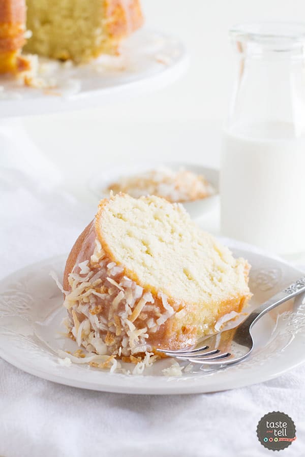 Nice and moist with the perfect crumb, this Crazy for Coconut Bundt Cake is perfect for coconut lovers!