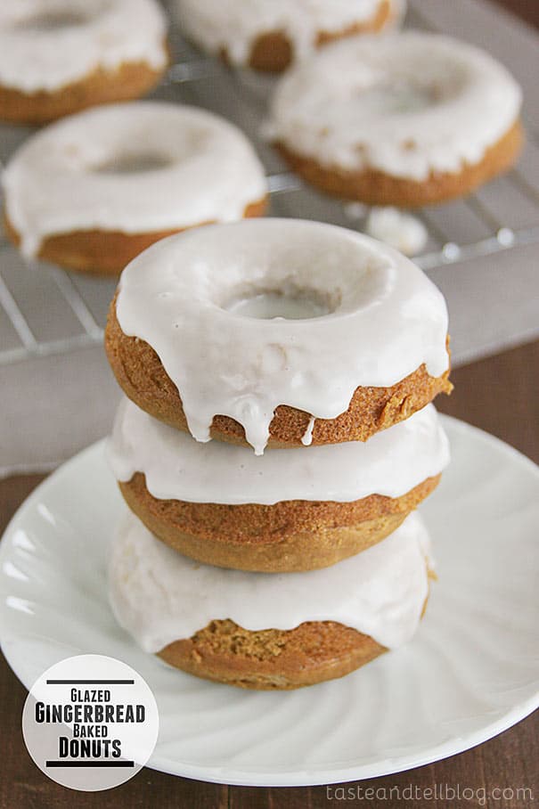 Perfect for breakfast during the holiday season, these baked donuts are quick and much easier than fried donuts!