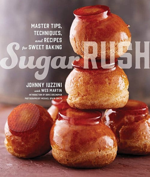 A review of Sugar Rush by Johnny Iuzzini and Crumb Cake Recipe.