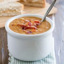 Homemade Bean and Bacon Soup-image