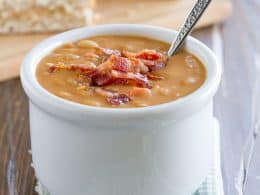 is bean and bacon soup low cholesterol diet