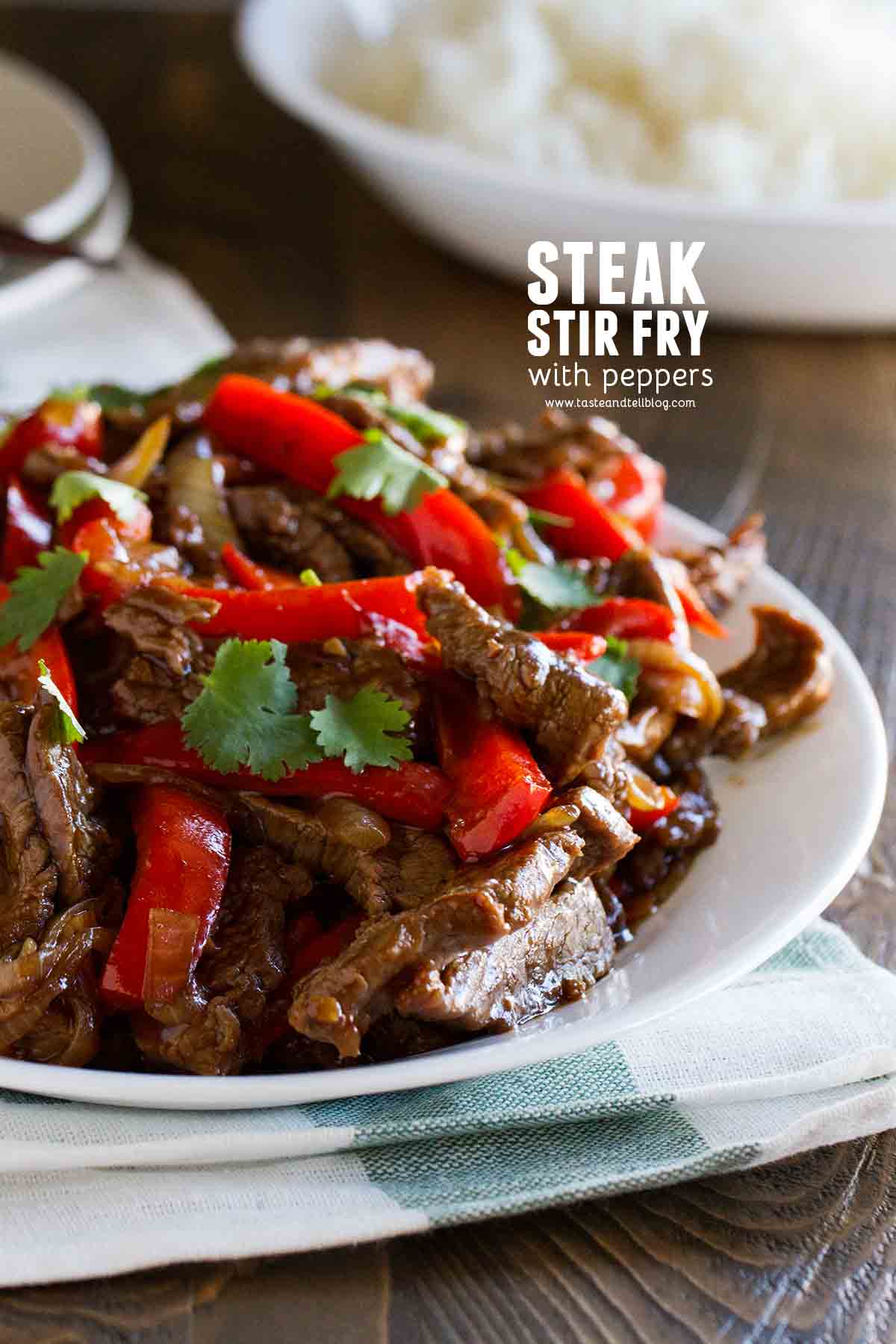 Steak Stir Fry Recipe with Peppers Taste and Tell