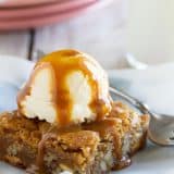 Everyone needs The Best Blondie Recipe - and this is the one I love! Filled with pecans, white chocolate chips and toffee pieces, every bite is sweet and rich and buttery.