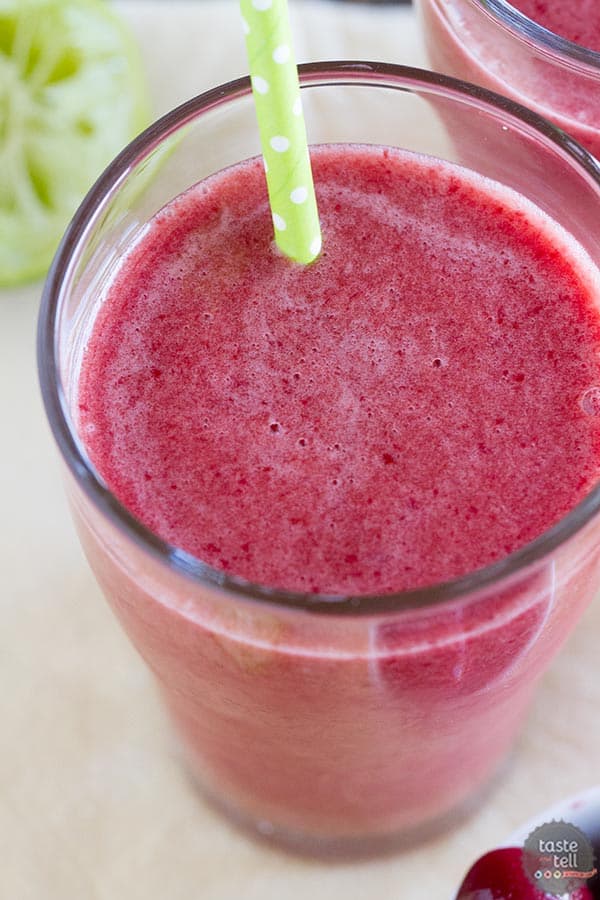 Cherry Coconut Smoothie - delicious and refreshing!