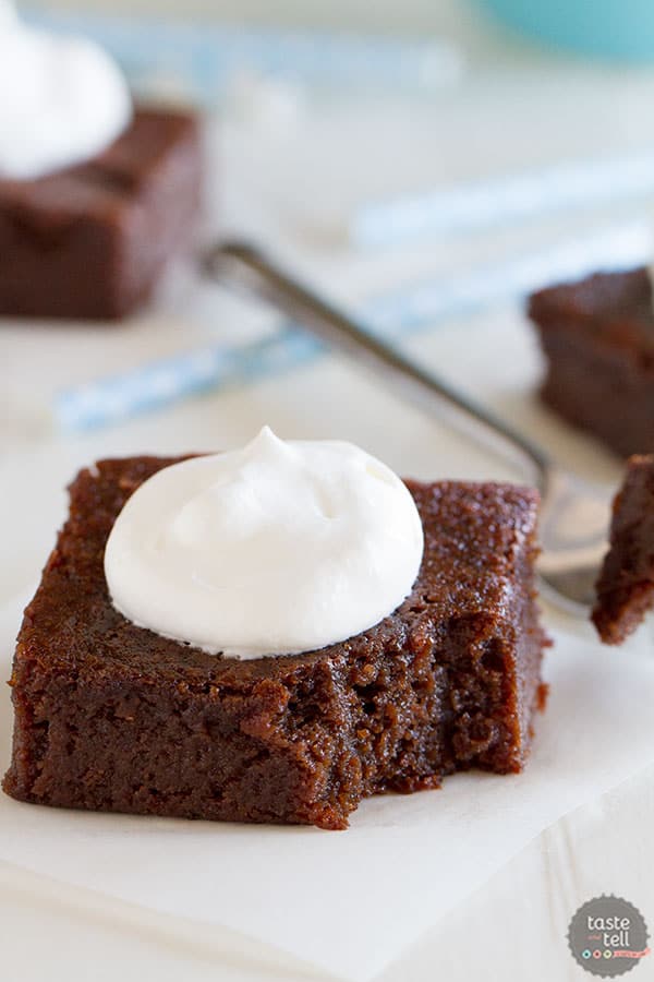 Coconut Flour Brownies - a grain free dessert that is irresistible!