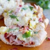 French Bread Hawaiian Pizza - a great way to change up pizza night!