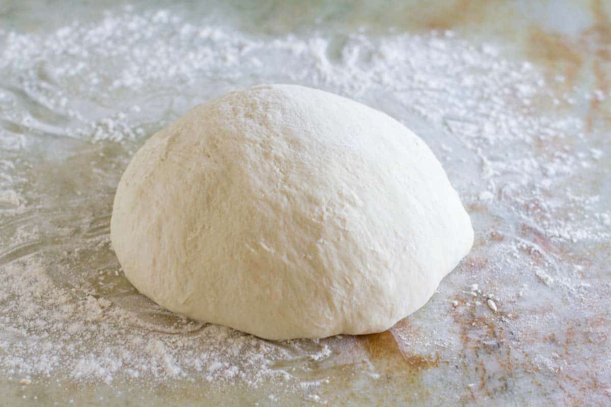 ball of pizza dough