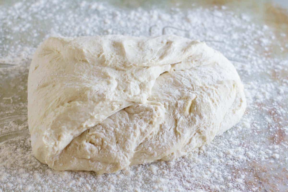 Steps to make pizza dough