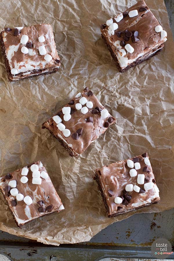 Mega Mallow Coconut Brownies - rich and decadent dessert!