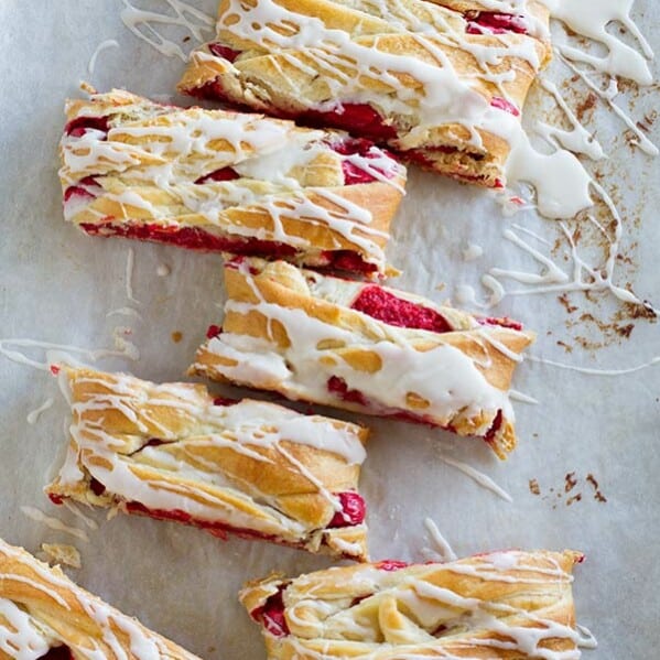 Easy Red Velvet Cream Cheese Danish - a great breakfast or brunch!