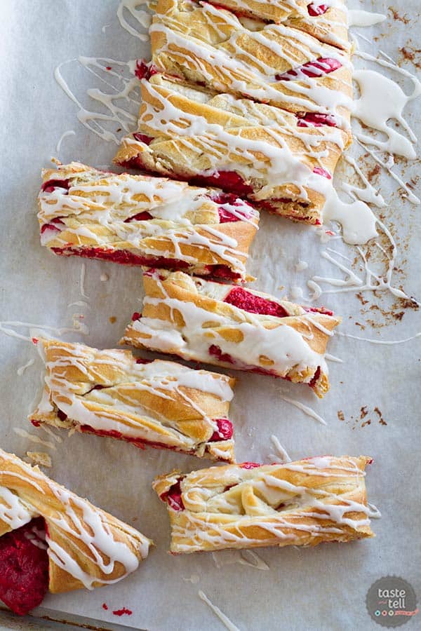 Easy Red Velvet Cream Cheese Danish - a great breakfast or brunch!