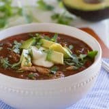 Southwestern Chicken and Rice Soup - fast, easy and super flavorful!